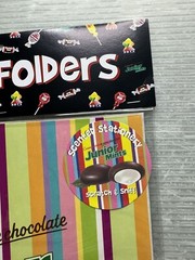 vintage TOOTSIE ROLL / JUNIOR MINTS SCENTED FOLDERS scratch & sniff / NEW