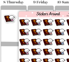 Holy Bible Planner Sticker, Religious Stickers for Calendar and Journal M0115