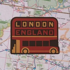 London Weatherproof Vinyl Travel Sticker – Gift or Souvenir
