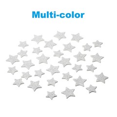 Foam Stickers,1Pack 150Pc EVA Adhesive Glitters Foam Shape Sticker,Silver Star