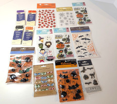 Jolee’s Recollections Scrapbooking Stickers Appliques & More Lot of 14 Halloween