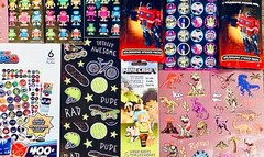 555+ Stickers! Stars Butterflies Flowers Smiley Face Unicorn Hearts Princess DIY