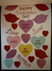 RECOLLECTIONS VALENTINE’S DAY STICKER BOOK 263 PC STICKERS 12 SHEETS ROMANCE
