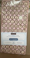 Scrapbooking Alphabet Letters and Adornments Lot of 2 NIP Glitter Crafting