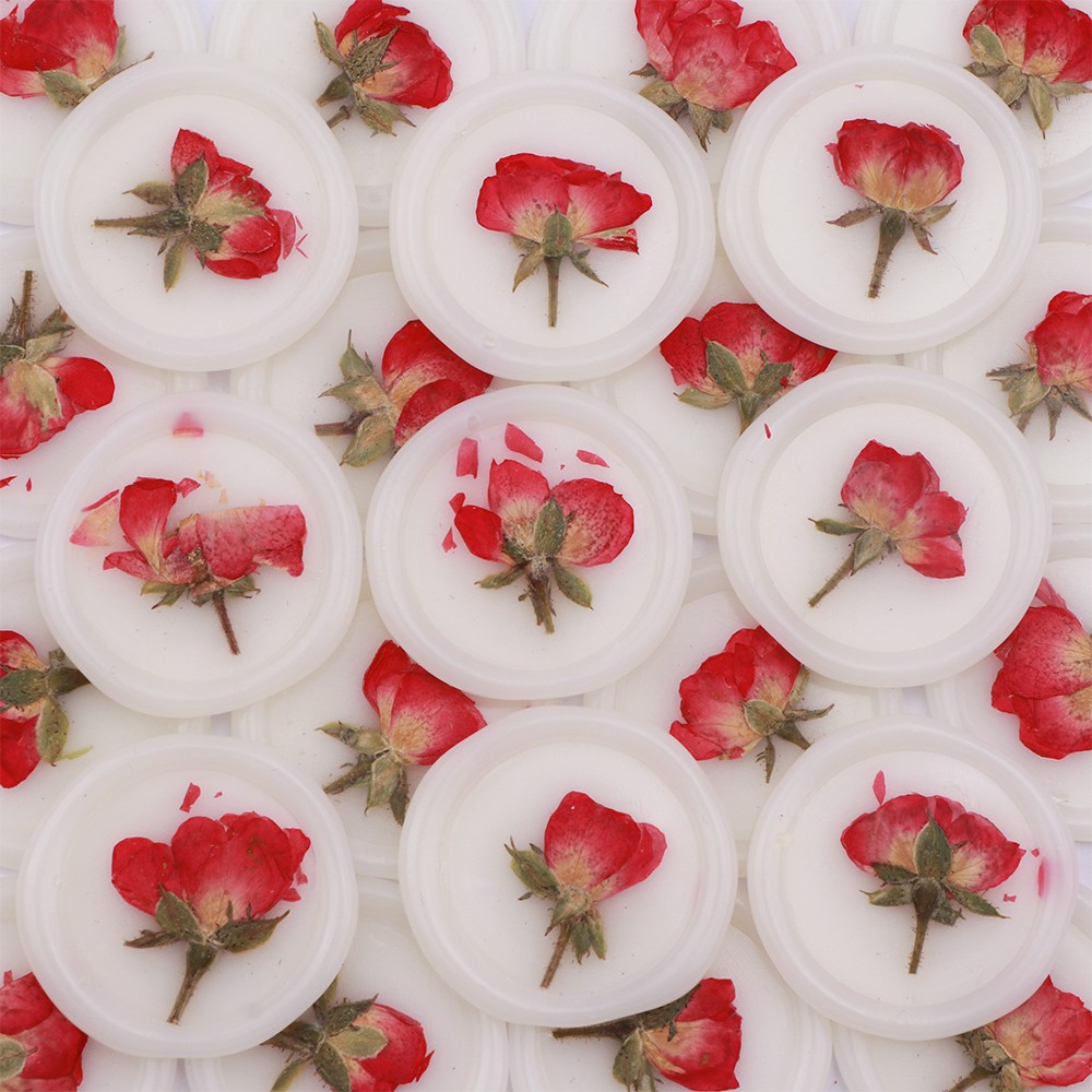 20Pcs Dry Floral Rose Wax Seal stickers Self Adhesive Envelope Seal Stickers