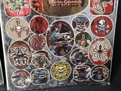 (2) SEALED Sandylion Disney Pirates Of The Caribbean Sticker Pack 2 Sheets