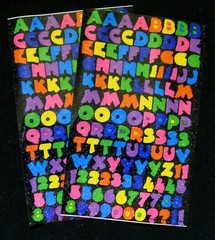 Mrs Grossman Alphabet Variety Sticker Sheets *Your Choice* See Description