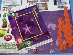 VeggieTales Scrapbook Kit Stickers Blue Sky Designs Craft Lot Christian Kids NEW