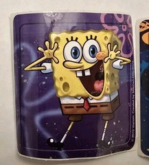Vintage Smile Makers SpongeBob Squarepants Stickers Lot of 10 2.5 x 2.5 Inches