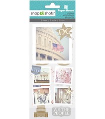 Paper House Snapshots Word Stickers – Washington DC #283