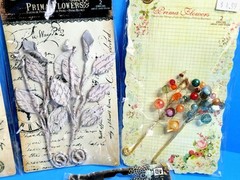 RETIRED PRIMA BEAUTIFUL 7 PKS VINES STEMS FLOWERS SCRAPBOOK EMBELLISHMENTS #17