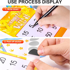 Scratch off Sticker 1Inch round Silver 1000PCS /Roll Scratch off Label
