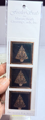 Fossler Seals From Marian Heath Stickers LOT «C» Christmas Tree Snowflake Holly