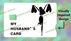 My Husband’s Card – Card Decal *
