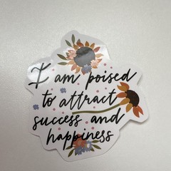 10 STICKERS Quotes Inspirational Stickers Uplifting Journal Planner WORD ISIP12