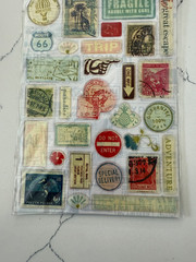 Making Memories Pebble Stickers Passport 30PC Misc Phrases Misc Sizes Scrapbook