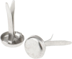 Mini Brads 50 Pcs Glod 50 Pcs Silver round Metal Paper Fasteners for Art Craft H