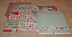 Hazel & Ruby 12×12 Scrapbook Paper(12 /Sticker Kit ~ Very Merry Collection