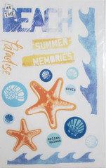 mambiSTICKS Flip Pack Vellum Stickers – SUMMER TIME – 5 Sheets