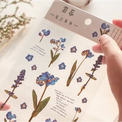 Small Fresh Plant Stickers Hand Tent DIY Scrapbooking Supplies Material Paste