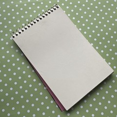Vintage 80s 90s Hambly Notepad Studios Music Note Mirror Foil mini notebook