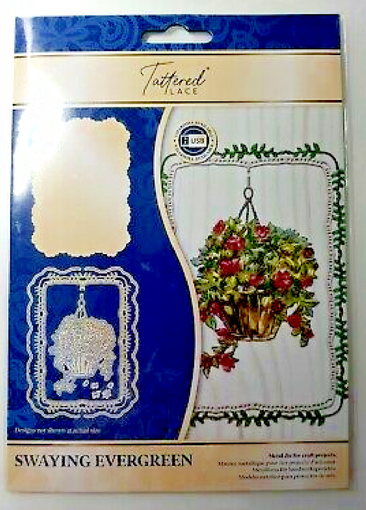 #526 Tattered Lace Dies By Stephanie Weightman SWAYING EVERGREEN