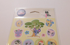 Tender Thoughts Greetings Littlest Pet Shop 66 Stickers Autocollants Sealed Pack