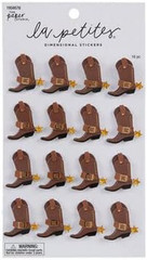 Cowboy Boot Dimensional Stickers for Crafts, Cardmaking, Scrapbooks & More – 16