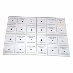 Large Assorted Sticker Lot (400+ Pieces) Scented Candle Labels • Food Labels