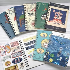 Reusable Sticker Collection Book A6 Size Shinzi Katoh Design – Happy Tone Piano