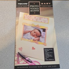 Vintage 90s Baby Girl Scrapbooking Embellishments Sticker Sheets Titles Borders