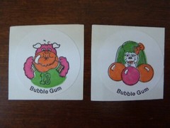 Vintage 80’s CTP Sniffy’s Gang Matte Scratch and Sniff Stickers – BUBBLE GUM