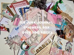 Junk Journal Ephemera Kit | Scrapbooking, Collage, Mixed Media Supplies 1LB Box