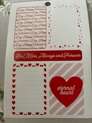 RECOLLECTIONS VALENTINE’S DAY STICKER BOOK 268 PC STICKERS 12 SHEETS ROMANCE