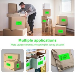 3 X 5 Inch Printable Waterproof Rectangle Color Coding Labels, 300 Per Roll A…