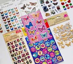 979 Stickers Butterfly Seal Life Rainbow Stars Happy Face Flower Mix Themes