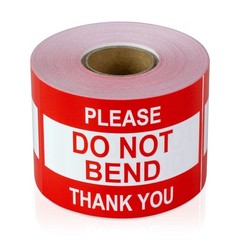 1200 Count Do Not Bend Sticker Labels – 3×2 Inch Rectangle Shipping & Handling W
