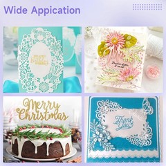 17 Pcs Holiday Word Die Cuts, Blessings Cutting Dies for Card Making & Scrapbook