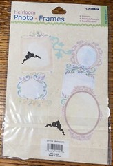 Colorbok Heirloom Frames Solid Printed Accents Die-Cuts Vintage Floral Scrapbook
