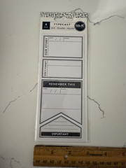 We R Memory Keepers 8PC Typecast Labels Our Story Don’t Forget Remember This