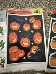 Lot Of Vintage Stickers Halloween And St Patrick Day B43