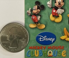 MICKEY MOUSE Clubhouse Stickers(18pc)Disney•Donald Duck•Minnie•Goofy•Gloves•