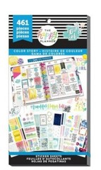 3 Happy Planner sticker books Color Story, Happy Illustration, Essential Planner