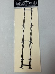 Deluxe Cuts BARBED WIRE BORDER Laser Die-Cuts(1pc) NEW