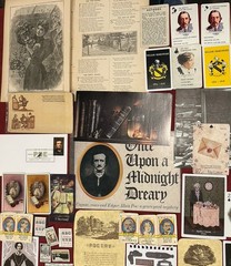 Vintage Book Lovers Junk Journal-book pages & cutout playing cards stamps & more