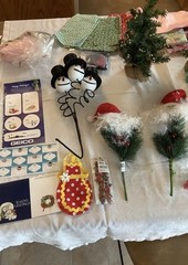 LARGE LOT Christmas Craft Miscellaneous Items SEE PHOTOS