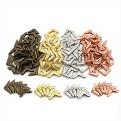 100 Pcs Vintage Metal Book Corner Protectors Decorative Corner Guards for Albums