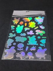 Easter Stickers Easter Bunnies Holographic Craft Stickers Paper Crafts