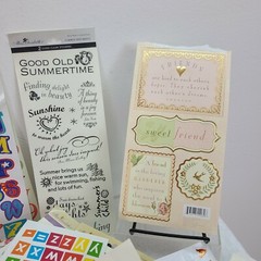 Scrapbooking Mixed Sticker Lot Letters Numbers Words Quotes Art Craft Planner