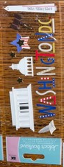 JOLEES WASHINGTON DC Title WHITE HOUSE US CAPITOL Scrapbook Stickers Monument